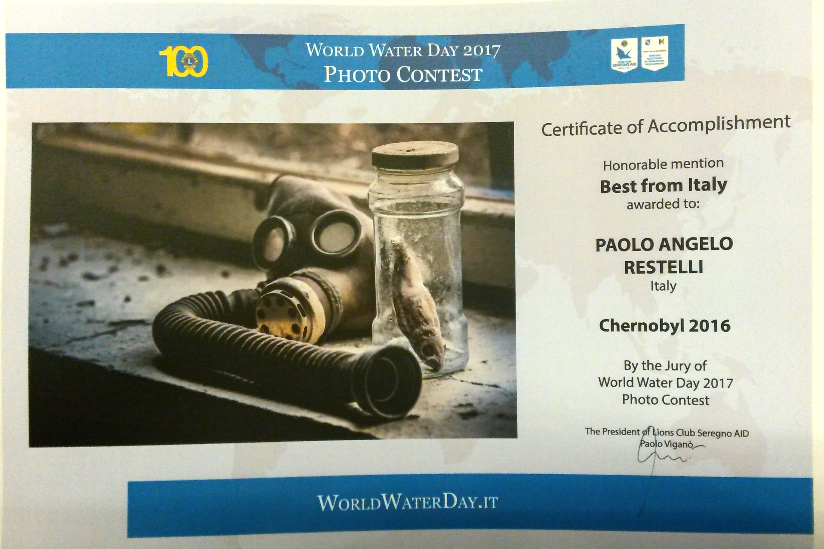 World Water Day 2017 – Award